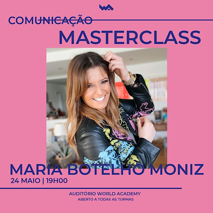 imagem Masterclass WA | Maria Botelho Moniz
