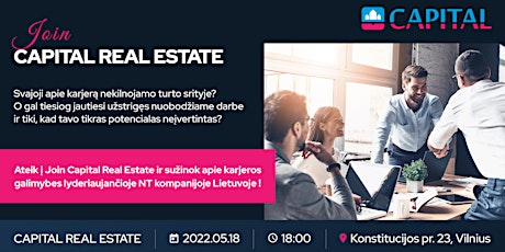 Join Capital Real Estate tickets