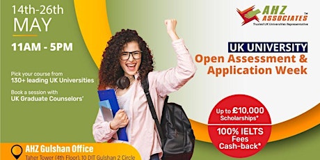UK University Open Assessment & Application Week - Gulshan tickets