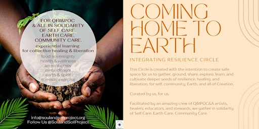 Coming Home to Earth (Community Resilience Sessions)