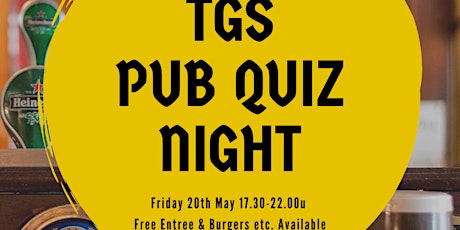 TGS Pub Quiz Night! tickets