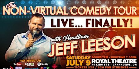 The Non-Virtual Comedy Tour: Live...Finally! tickets