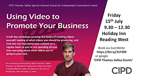 Using Video to Promote Your Business: SIG for Independent Consultants event
