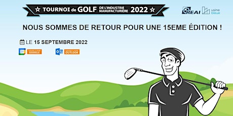 [REAI - USINE BLEUE ] - Tournoi de Golf de l'Industrie Manufacturière 2022 tickets