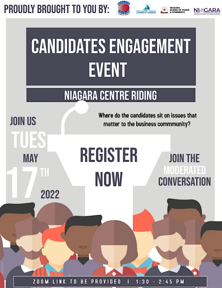 Niagara Centre Candidates Engagement Event image