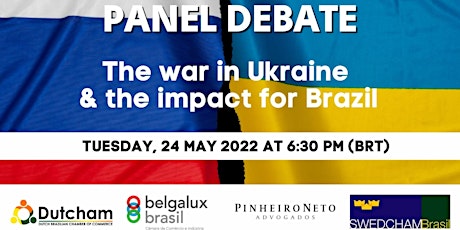 Panel Debate: The war in Ukraine & the impact for Brazil ingressos