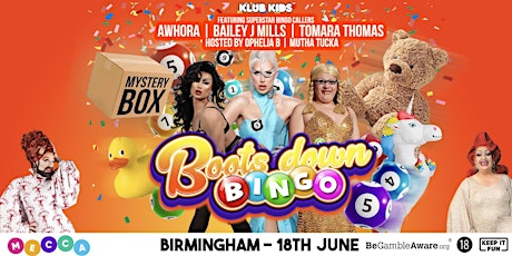 Boots Down Bingo at Birmingham tickets