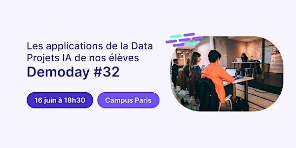 Data Demoday #32 -Projets IA : les applications de la Data | Jedha Paris