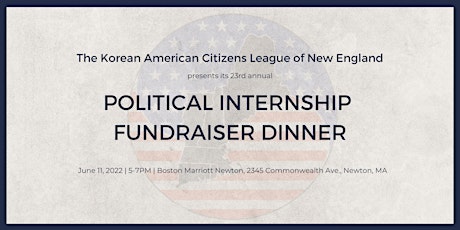 2022 Political Internship Fundraiser Dinner tickets