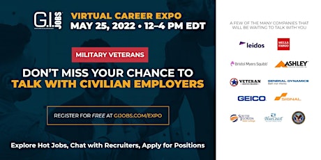 G.I. Jobs Virtual Virginia Beach Veteran Job Fair - Virginia Career Fair tickets