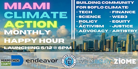 Miami Climate Action - Monthly Happy Hour tickets