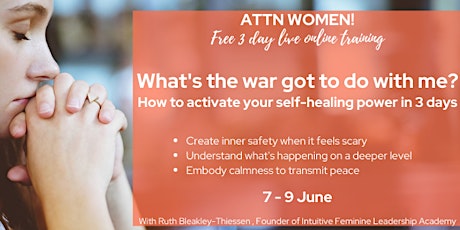 What's the War got to do with Me? - Activate your Self-healing power tickets