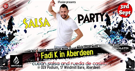 Fadi K in Aberdeen Salsa tickets