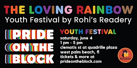Pride on the Block:The Loving Rainbow Youth Festival by Rohi's Readery tickets