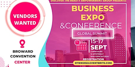 9th Annual  Discover The Beauty within  "Business Expo and Conference" 2022 tickets