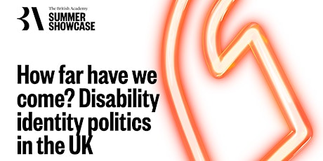 How far have we come? Disability identity politics in the UK tickets