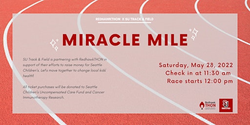 RedhawkTHON's Miracle Mile with SU Track & Field