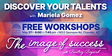 The Image of Success & Know Your Talents workshop. tickets