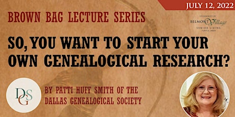Brown Bag Lecture Series: Starting your genealogy research tickets