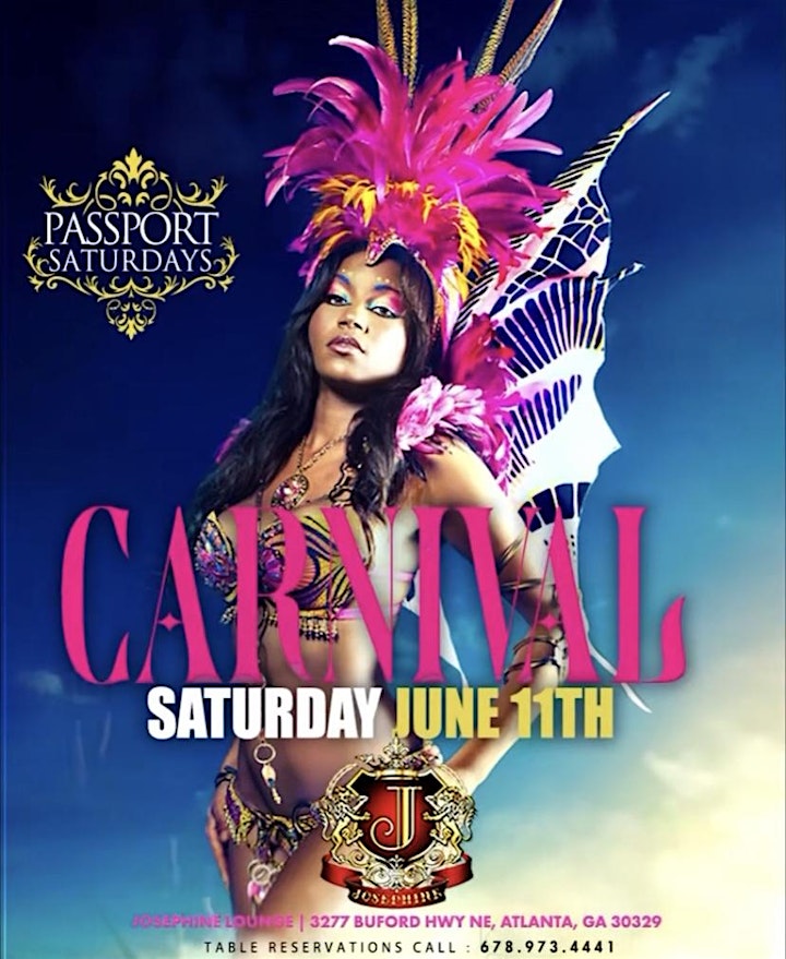CARNIVAL Passport Saturday Take Over @ Josephine Lounge - Atlanta, GA image