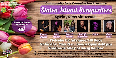 Staten Island Songwriters: Spring 2022 Showcase tickets