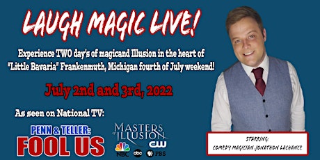 Laugh Magic LIVE! Starring Jonathon LaChance tickets