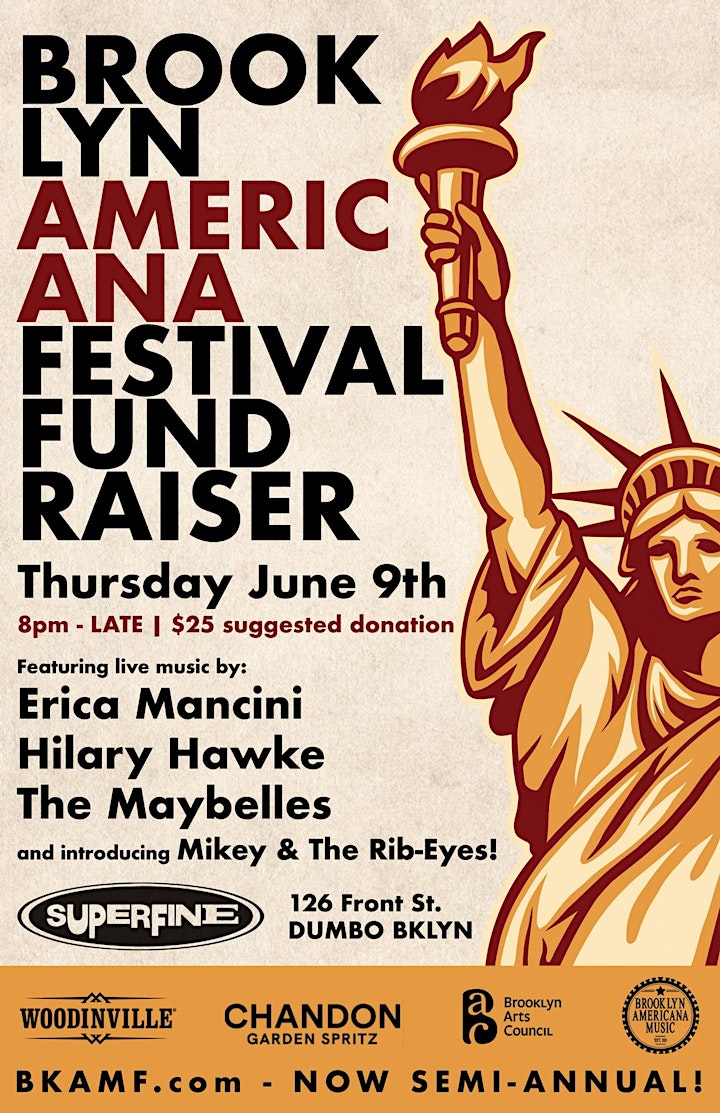 2022 Brooklyn  Americana Music Festival Fundraiser image