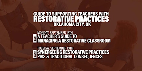 Guide To Supporting Teachers With Restorative Practices (Oklahoma City, OK)
