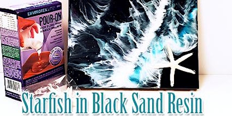 Starfish in Black Sand - Hilo