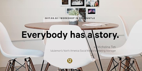 Workshop: Everybody has a Story primary image