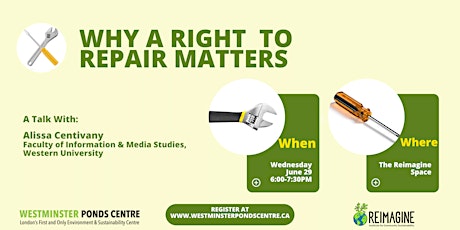 Why a Right to Repair Matters tickets