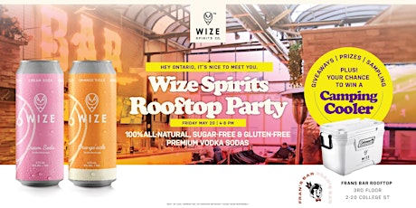 Wize Spirits Rooftop Party tickets