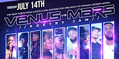 Venus vs Mars Poetry Jam in San Antonio | 7.14