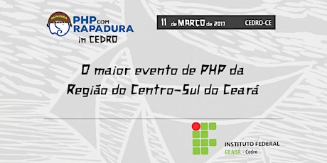 Imagem principal do evento PHP com Rapadura in CEDRO