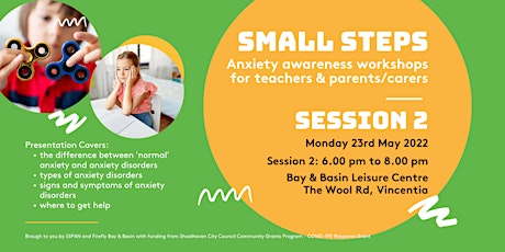 Small Steps  - Session 2 6.00 pm tickets