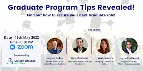 Graduate Employment Webinar! Find out how to get hired! tickets