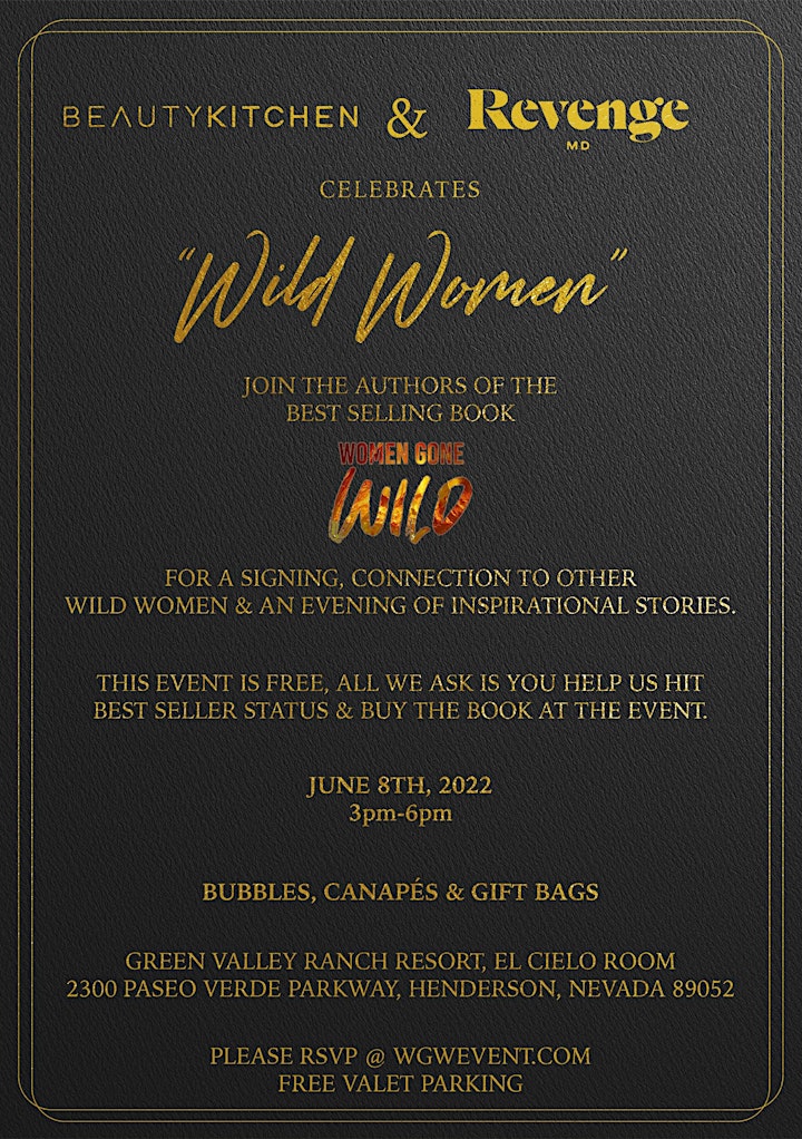 Women Gone Wild Book Launch image