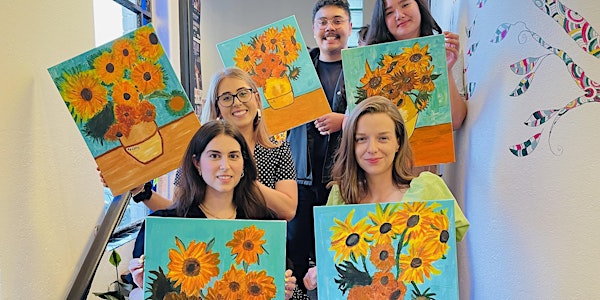Gin & Painting (Van Gogh's Sunflowers)