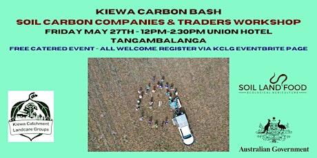 Kiewa Carbon Bash - Soil Carbon Companies & Traders Workshop tickets