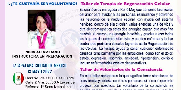 México, CDMX, 13 May - Cadena de Amor por la Humanidad 2022