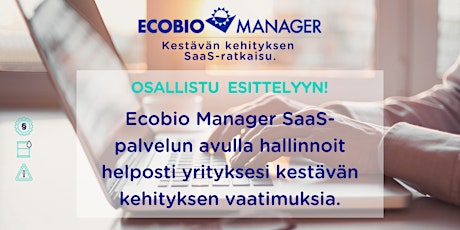 Ecobio Manager-palveluiden esittely