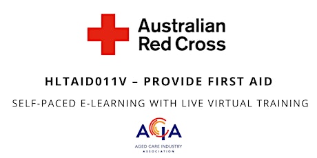 Provide First Aid (HLTAID011V) - E-Learning with Live Virtual Training tickets