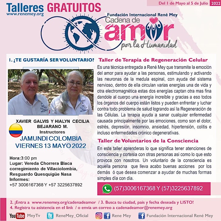 Imagen de Colombia, Jamundi, 13 May - Cadena de Amor por la Humanidad 2022