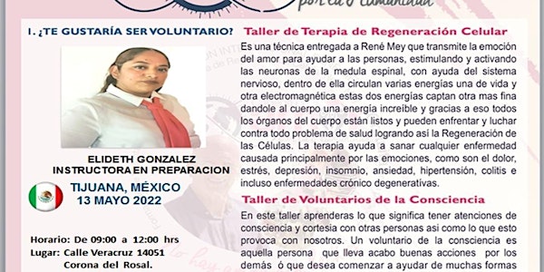 México, Tijuana, 13 May - Cadena de Amor por la Humanidad 2022