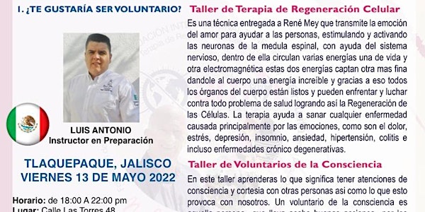 México, Tlaquepaque, 13 May - Cadena de Amor por la Humanidad 2022