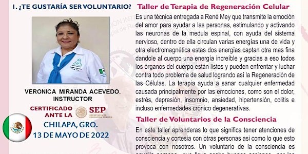 México, Chilapa, 13 May - Cadena de Amor por la Humanidad 2022