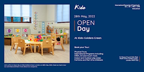 Kido Golders Green Nursery & Preschool Open Day tickets