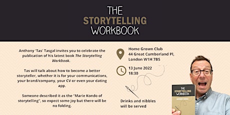 The Storytelling Workbook - Book Launch tickets