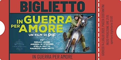 In guerra per amore tickets
