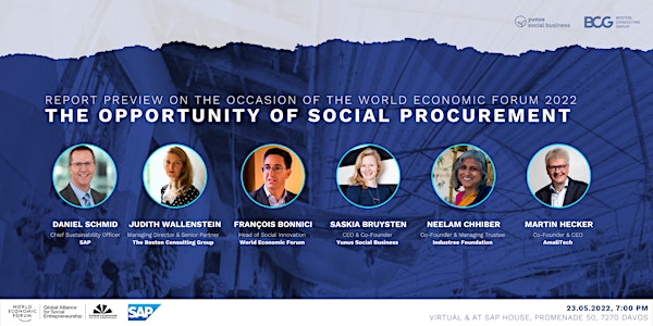 World Economic Forum Livestream: The Opportunity of Social Procurement